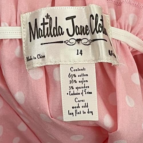 Matilda Jane Good Hart Pink Pony Anna Top Girl's 14 - Picture 6 of 6
