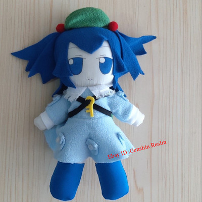 Anime Touhou Project Fumo Series Kawashiro Nitori Stand Plush Doll Toy Gift
