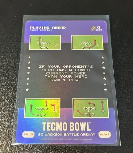 2026 Bo Jackson Battle Arena Tecmo Bowl Playing Ahead BPL13 Bonus Play