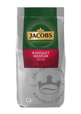 Jacobs Banquet Medium Filter 8 x 1kg, gemahlen, UTZ zertifiziert