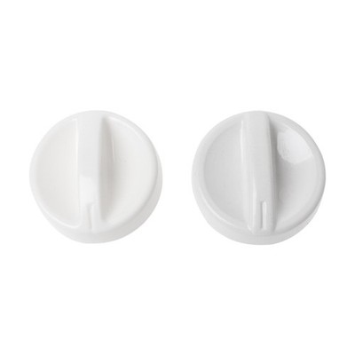 2Pcs Universal Microwave Oven Plastic Spool Rotation Knob Timer Control Switch
