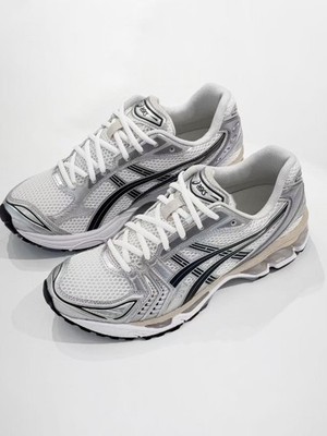 ASICS GEL Kayano 14 White, Graphite, Silver 1203A537-110 Men's, US SIZE  