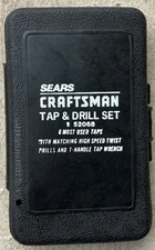 Craftsman Tap & Drill Set 52068 USA 13 Pc