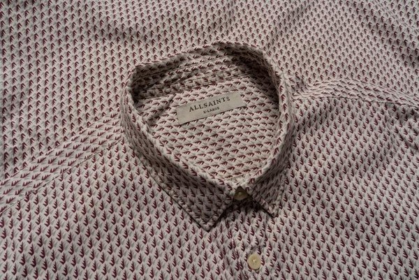 Men AllSaints Shirt Multicolor Wool 42 / XL / 50