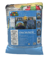 Franco Kids Super Mario 4-Piece Twin Bedding Set
