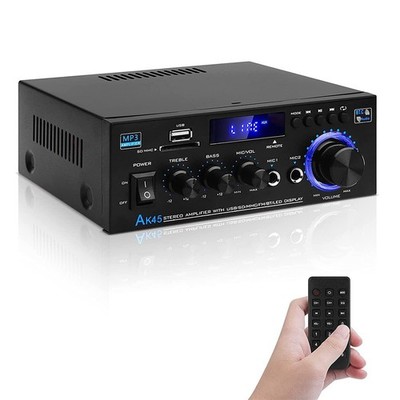 800W Digital Bluetooth Verstärker Audio HiFi Stereo Amplifier Vollverstärker FM