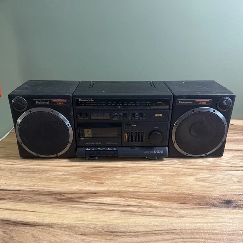 Vintage Panasonic RX-CS750 Portable Stereo Component System Boombox - Used