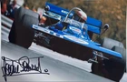 ***  JACKIE STEWART -  TYRRELL/FORD  -  SIGNED  -  F1  ***  7x5 photo