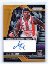 Isaiah Canaan 2024-25 Panini Prizm EuroLeague #SI-NAA Auto Gold Prizms #/10