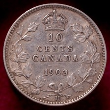 Canada 10 Cents 1903 H - King Edward VII (N2604)