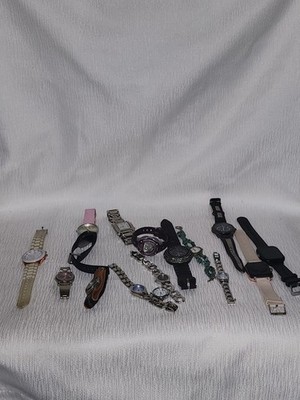 Men s And Women s Watches Lot Of 14 Multiple brands Need batteries or repair