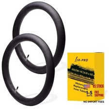 2-Pack Heavy-Duty Motorcycle Inner Tubes - 3mm Thick 100/90-19 4.10 x 19