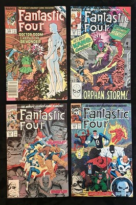Fantastic Four Lot Marvel Newsstand: 288  Direct Edition: 323, 347,& 349