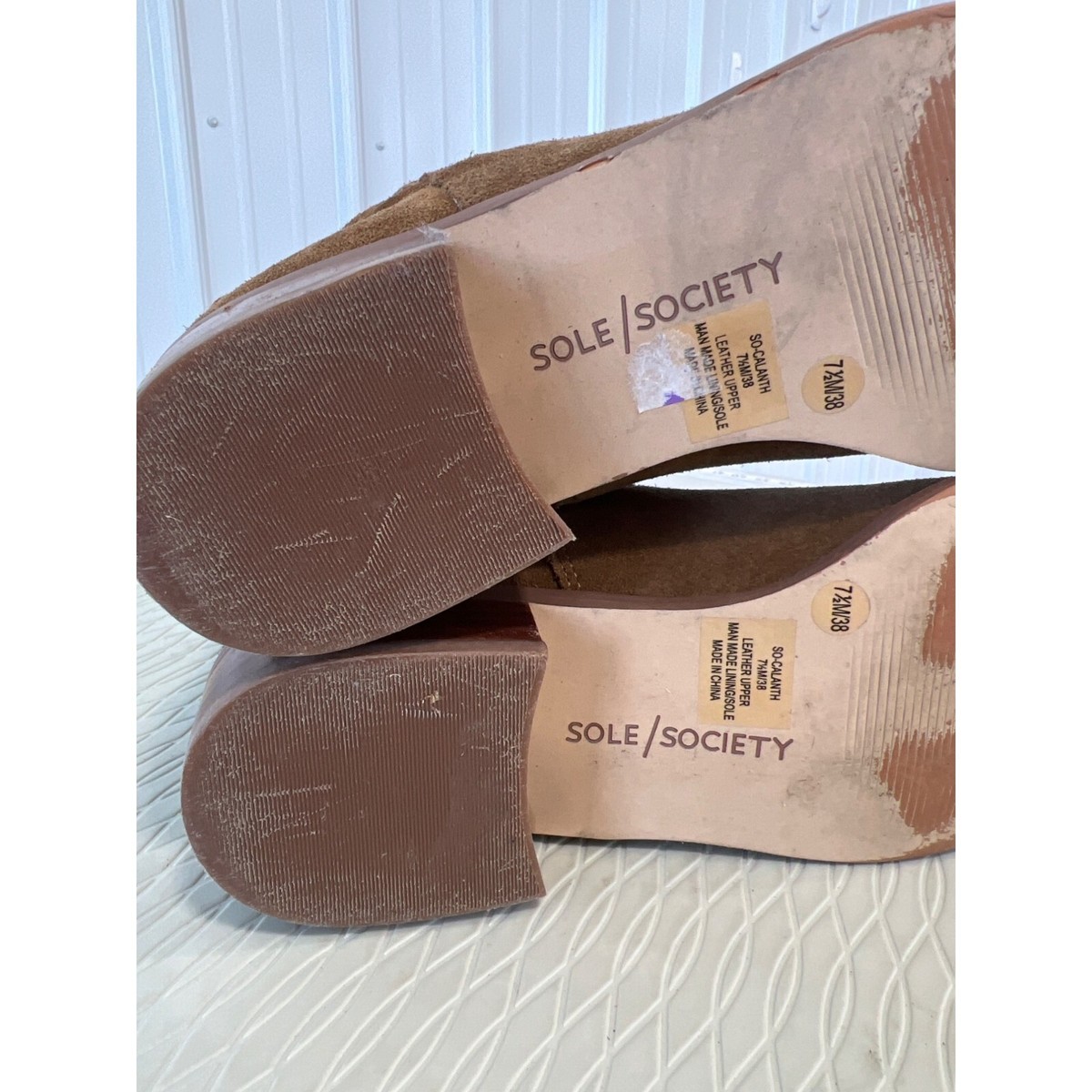 Shoe Sole Society Calanth Sole Society Calanth Gray Suede Boots - Main Image