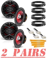 BOSS Audio CH6500 6.5" Front & Rear Car Speakers for 2015-2022 Ford Mustang