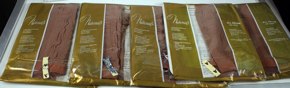 Niebla de medias garantizada de colección National's talla A 5 pares RN 14448 medias de nylon   Foto 4 de 4