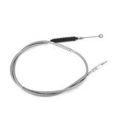 68 11/16" Stainless Steel Clutch Cable for 16" 18" Bar For Harley Dyna Low Rider