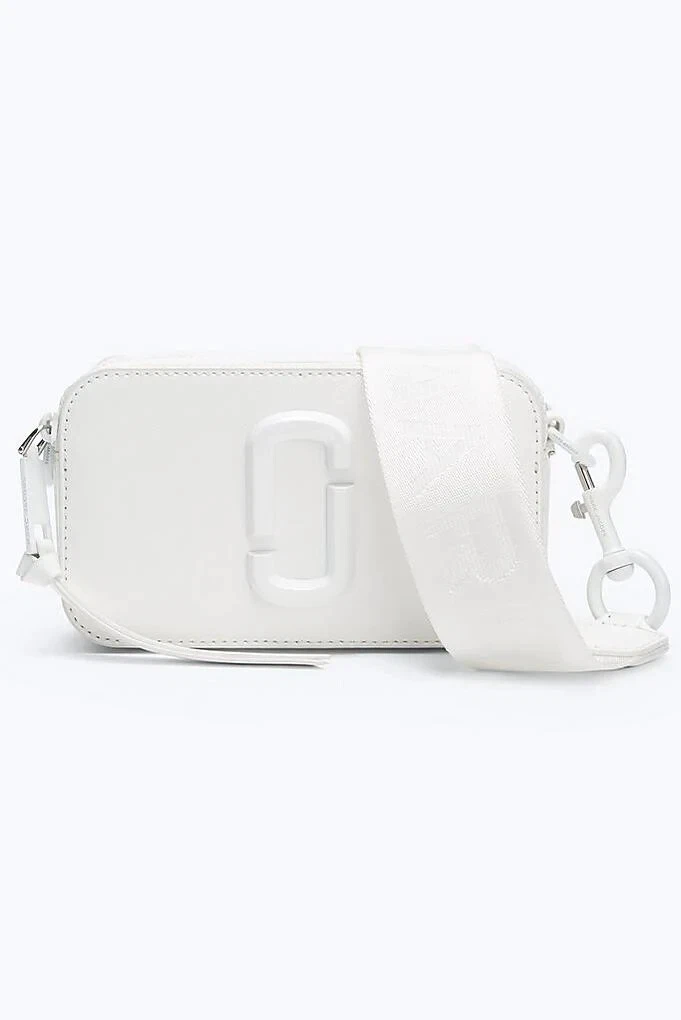 Marc Jacobs Women's Snapshot DTM Camera Bag, White/Silver, One