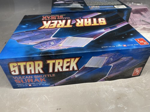Vintage 2009 AMT Star Trek Vulkan Shuttle Surak Model Kit TV Show Television NEW - Picture 9 of 17