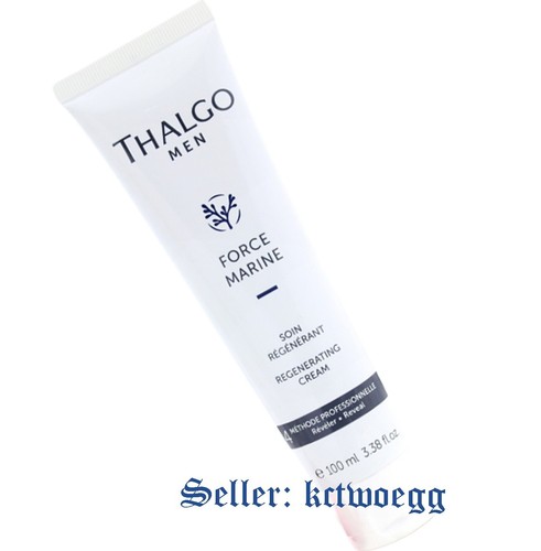 Thalgo Men Force Marine Regenerating Cream 100ml Wrinkle Control Salon Size