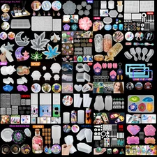 Silicone Resin Mold Jewelry Pendant Moulds DIY Making Casting Epoxy Craft Tools