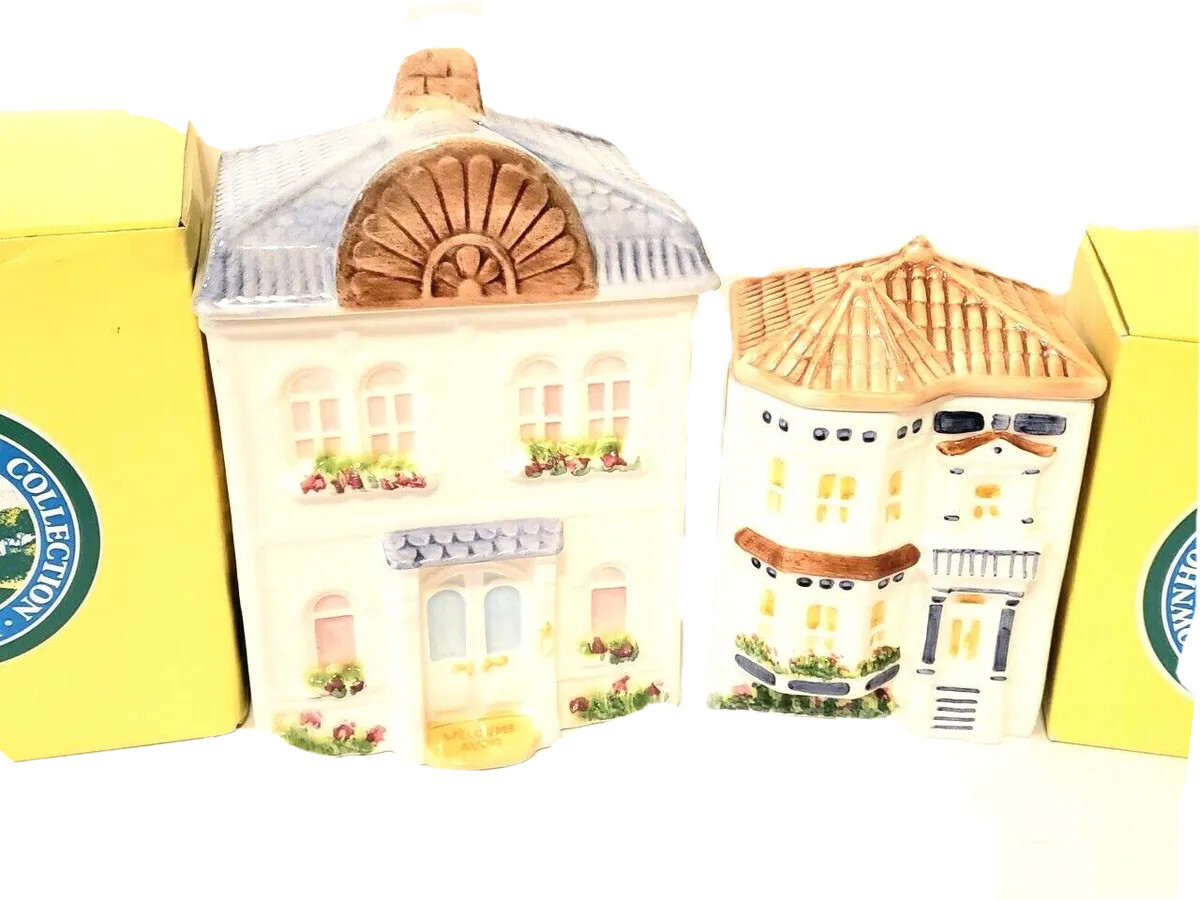 Vintage Canisters From Avon Townhouse Collection eBay