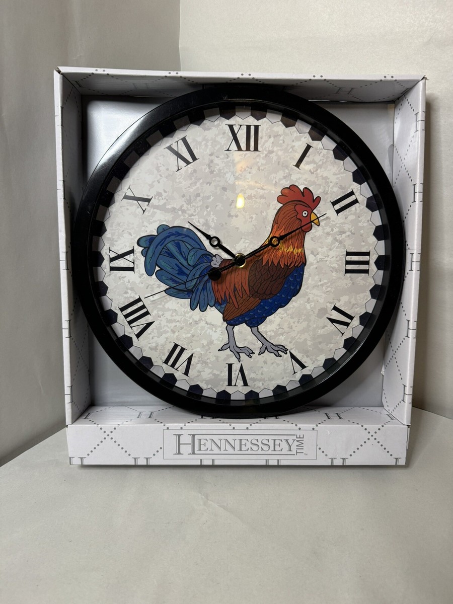 Hennessey Time Wall Clock 12x12 Inch N.I.B | eBay