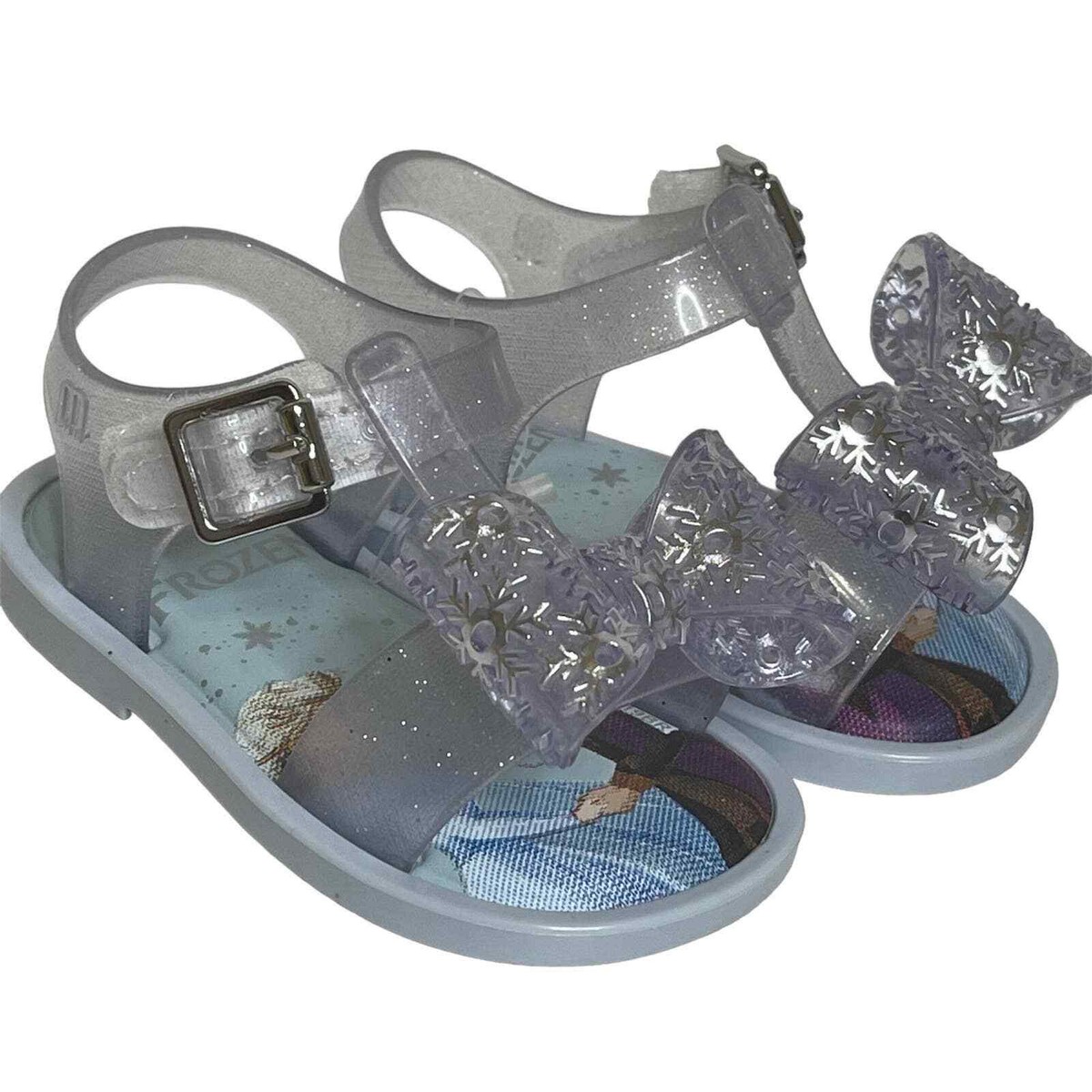 Mini Melissa Mar Sandal Frozen Size NWOB