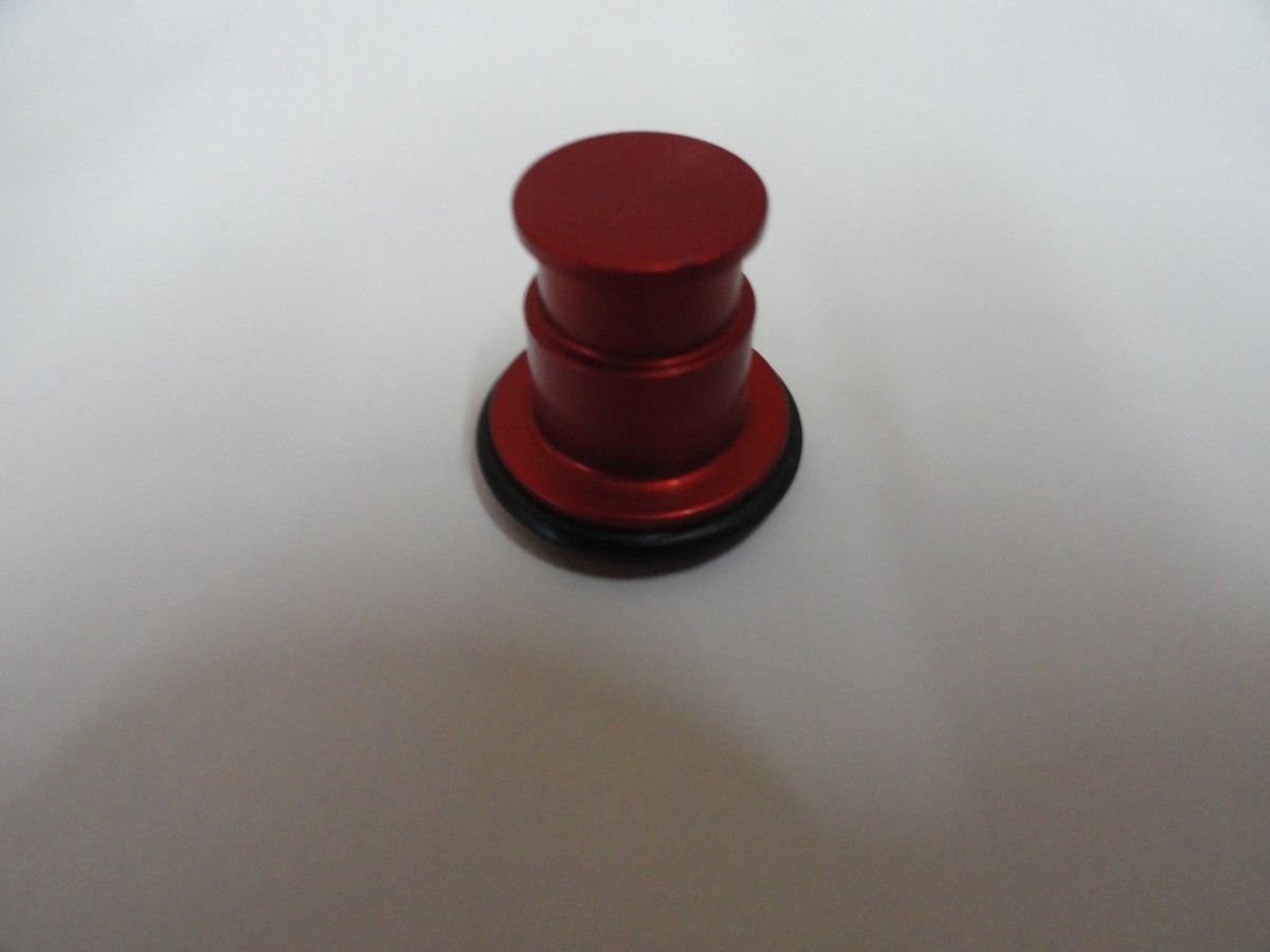 Yamaha Head Decompression Plug RED Billet YZ WR 250 400 426 450