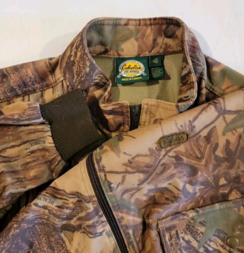 Cabela's Fleece Jacket Womens M Camo Hunting Realtree Full Zip Medium Coat