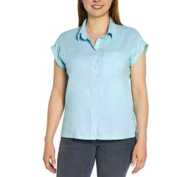 Chemise boutonnée Orvis femme orange moyen randonnée