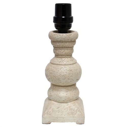 All the Rages Resin Mini Table Desk Lamp with Rough Shade in Weathered Beige - 第 5/11 張圖片