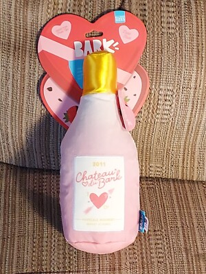 Bark dog toy Nose Rose Wine bottle Chateau du Bark crinkle squeaker plush  NWT | eBay