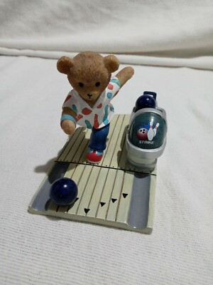 Faithful Fuzzies Teddy Lanes Bowling Bear It's All in The Delivery Figure 