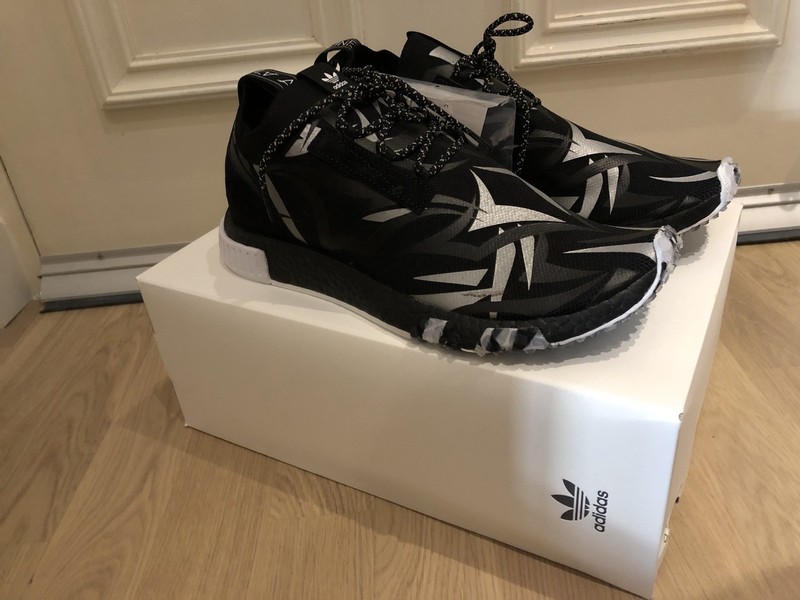 adidas nmd cs2 nere con punta lucida