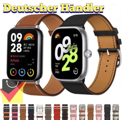Leder Armband für Xiaomi Mi smart Band 8 Pro / 9 Pro / Redmi Watch 4 strap sport