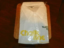 NOS Vtg WOLFSCHMIDT GENUINE VODKA Chalk Line 100% Nylon Jacket Windbreaker Large