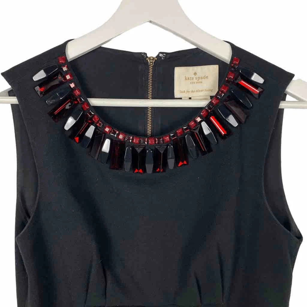 Abito nero Kate Spade Diana Basic Geometry taglia 6