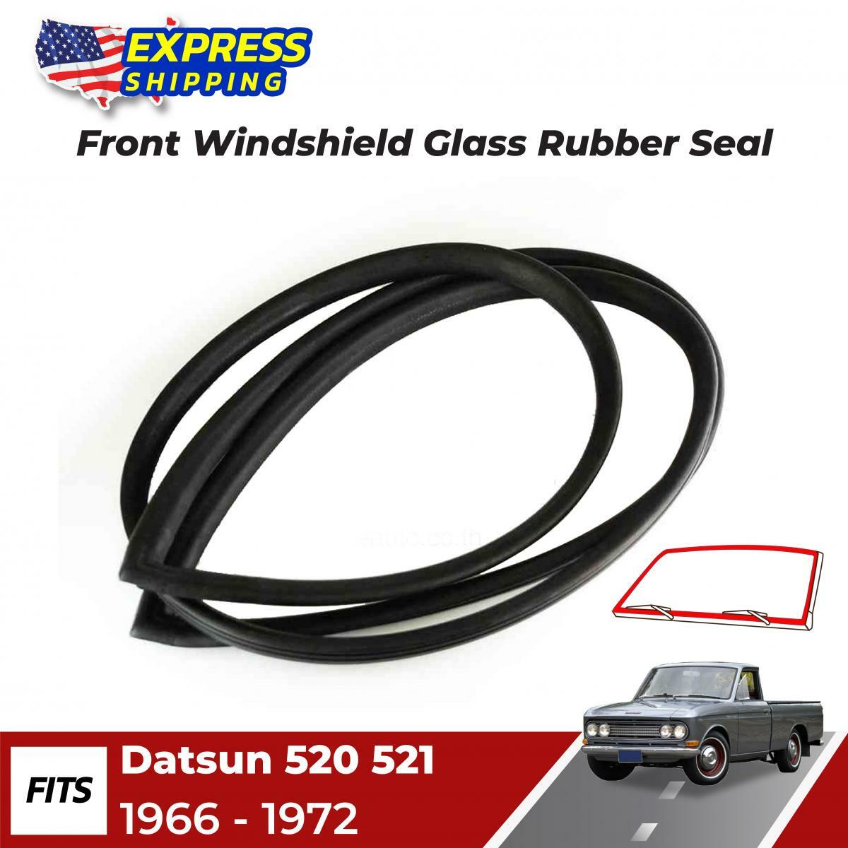Front Windshield Rubber Seal Weatherstrip Fit For Nissan Datsun