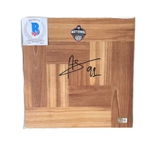 Adama Sanogo Signed Floorboard UConn Basketball National Champs Auto Beckett
