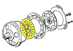 Muelle diafragma embrague BMW K1200; 21 21 7 688 214, ClutchSpring214 Foto 4 de 4