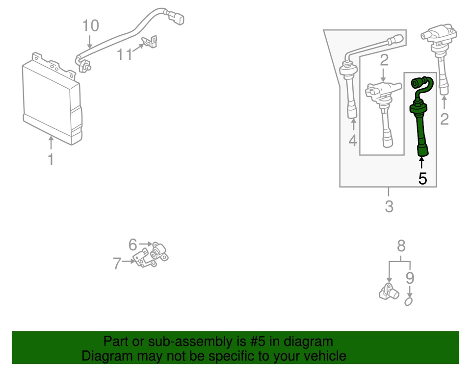 Cable enchufe original Mitsubishi 1998-2007 Lancer Eclipse Galant Outlander MD329302 Foto 2 de 2