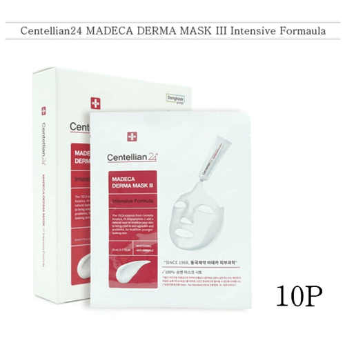 Centellian24 Madeca Derma Mask Pack Cotton Whitening & Anti-Wrinkle 10p or 20p - Picture 1 of 2