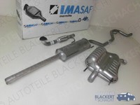 Imasaf Auspuffset Ab Kat für Opel Vectra C +Gts 2.2 16V 2002-2003 | Flex+Msd+Esd