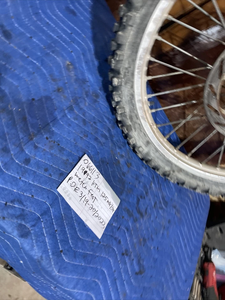 KTM 125MX 125 SX 1992 llanta delantera montaje giratorio 21"" 066 Foto 2 de 4