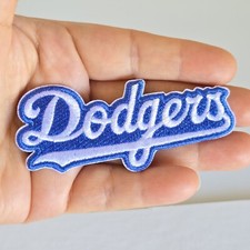 LOS ANGELES DODGERS IRON-ON PATCH - 8 Cm Long USA seller