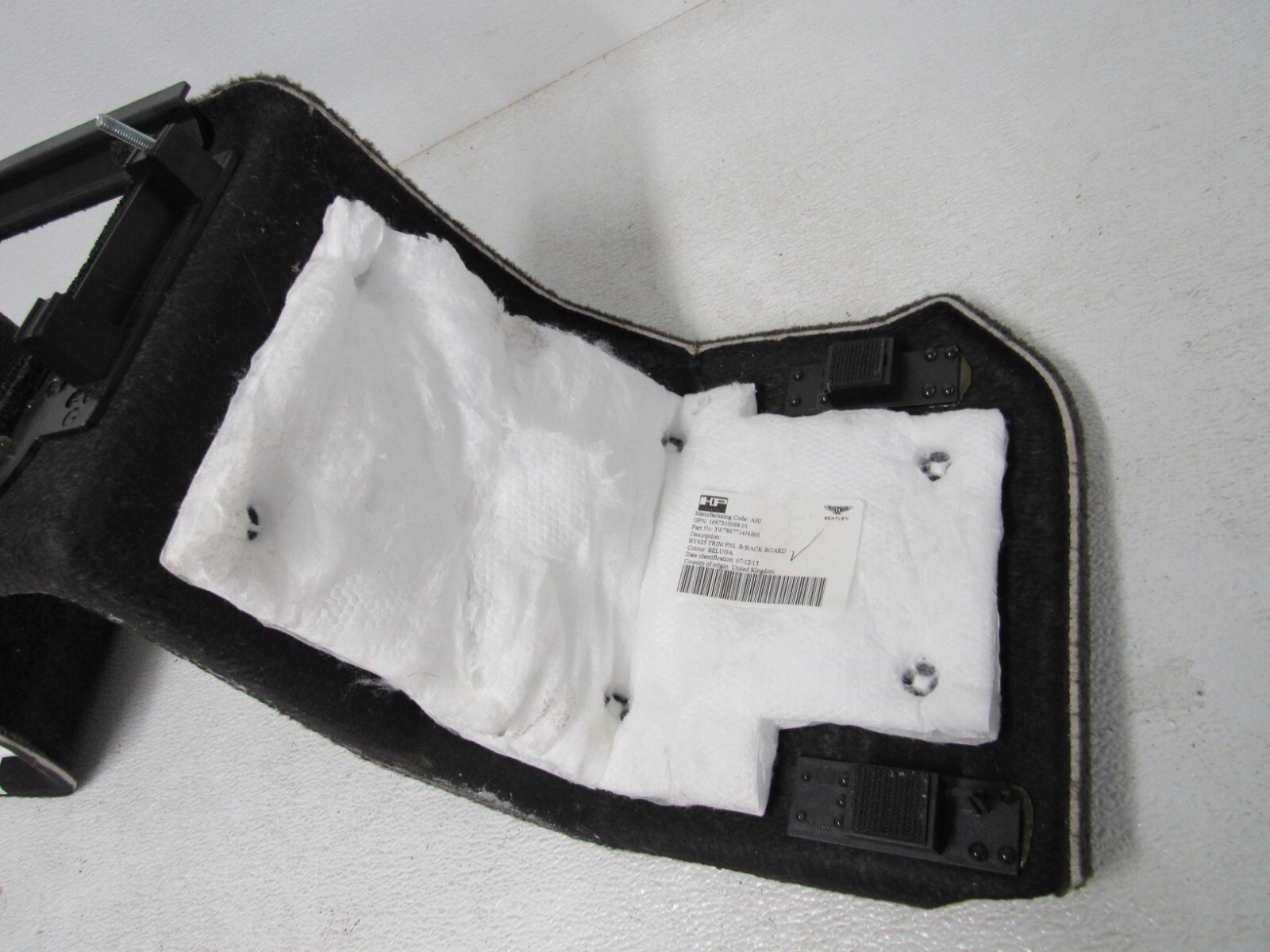 13 BENTLEY CONTINENTAL GTC GT V8 TRUNK PARTITION BOOT REAR PANEL STOCK OEM 6872