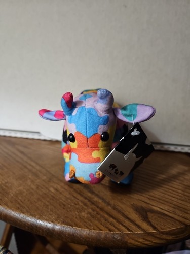 Vintage Westland Giftware Cow Parade 2002 Cow Puzzle Plush 8 Inch NWT - Picture 2 of 8