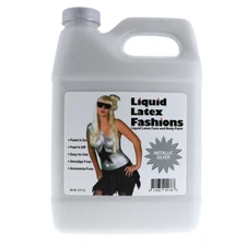 Metallic Silver 32 Fl Oz - Liquid Latex Face and Body Paint, Nail Art, Cosplay
