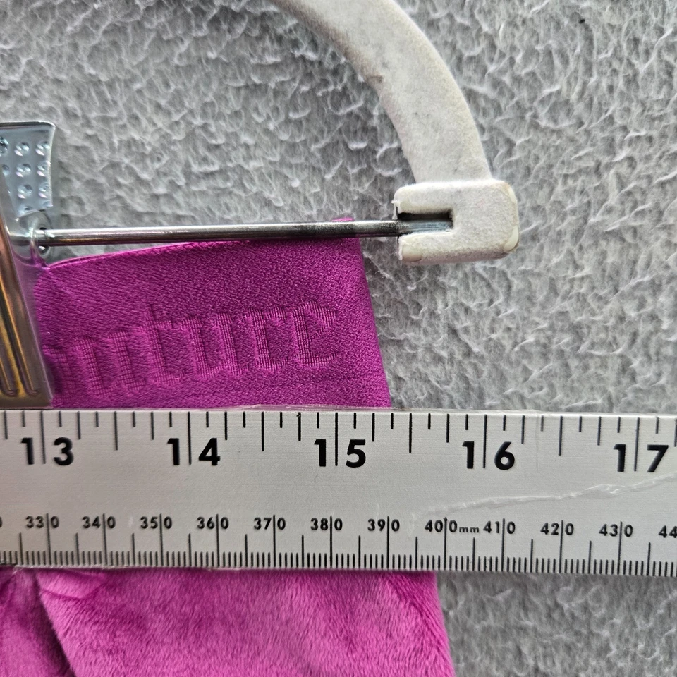 Juicy Couture Women Sleepwear Large Purple Short Velour Logo Allover 2 in Inseam - Image 3 of 4